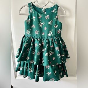 Janie & Jack Satin floral Dress size 2